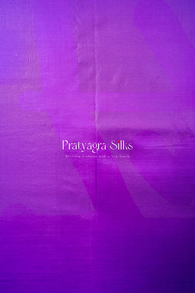 Purple paisley kadhwa silk - Image 6