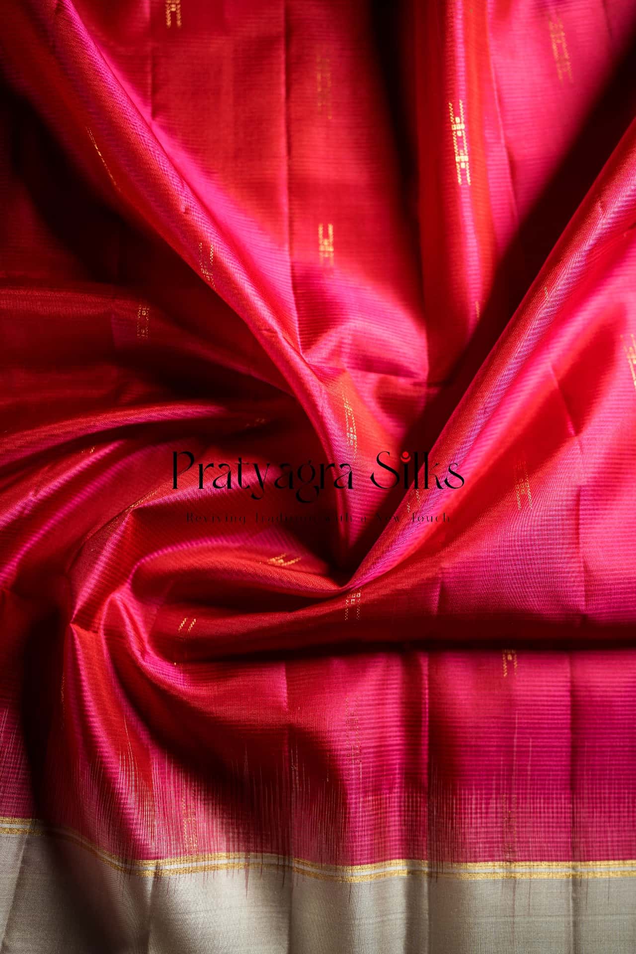 Velvet Dusk Silk Pure silk sarees online in India | Pratyagra Silks