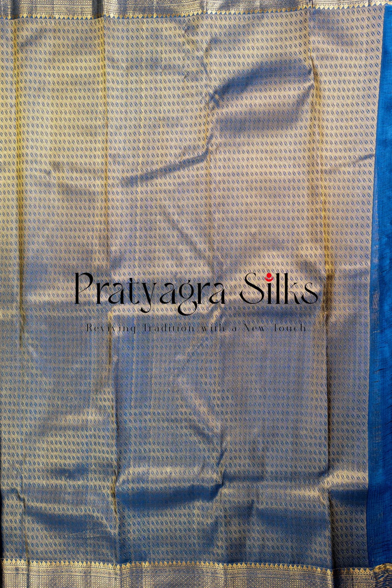 The Royal Ghats Storytelling Silk Saree - Image 7